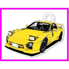 Rx7 Mazda Rotary Initial D Keychain Portachiavi JDM Acrylic